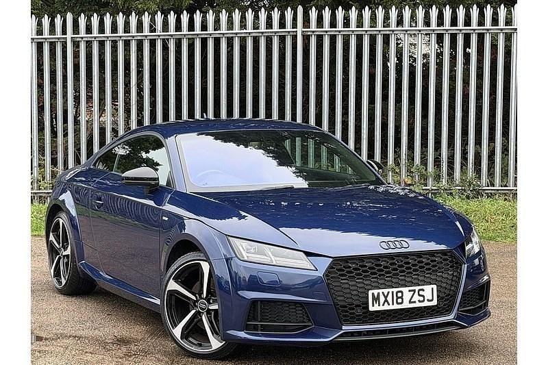 Used Audi TT Black Edition 180 HP (132 kW) 2018 Blue Coupe