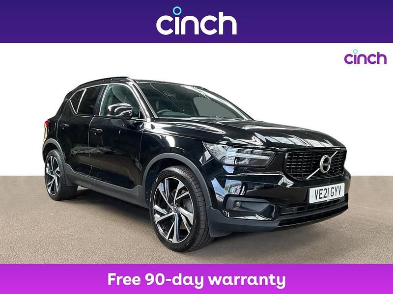 Black Used 2021 Volvo XC40 R-Design Pro SUV | £21,299 (Fair price) - Image 1/3