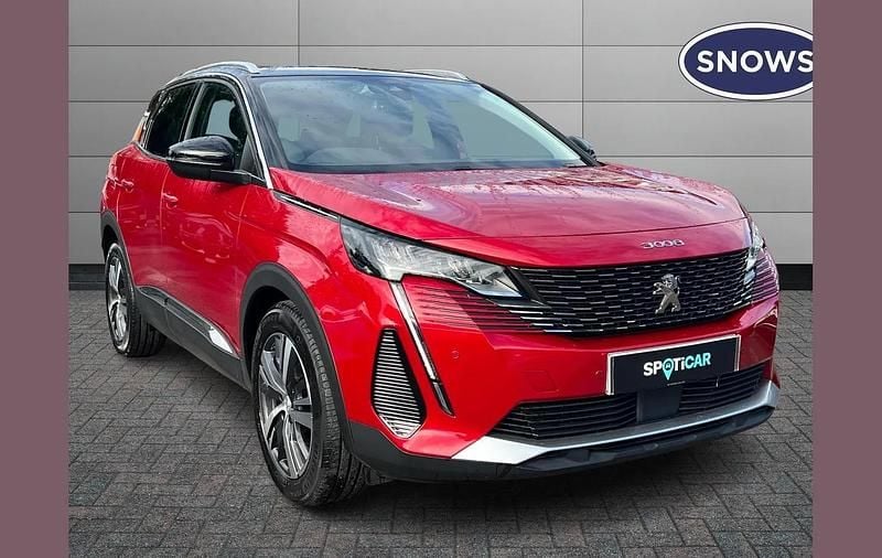 Red Used 2022 Peugeot 3008 Allure+ SUV | £16,734 (Fair price) - Image 1/4