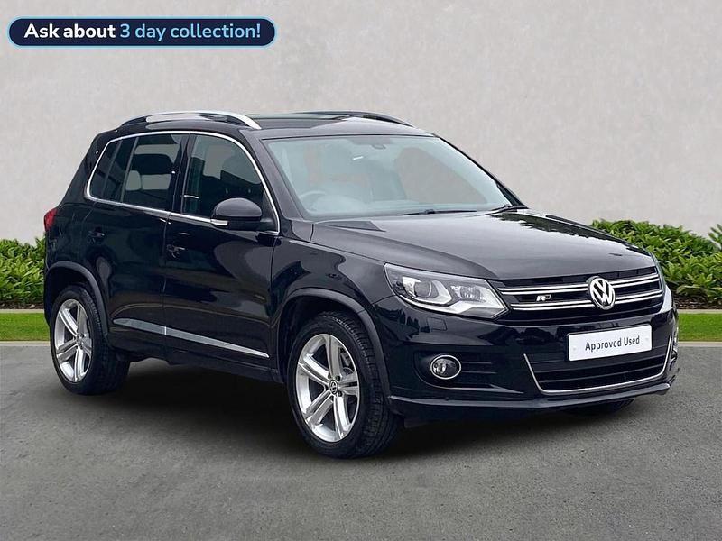 Black Used 2016 VW Tiguan R-line Edition SUV | £17,809 (Fair price) - Image 1/4