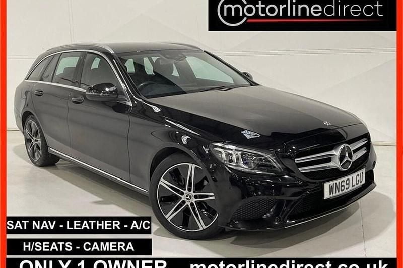Black Used 2019 Mercedes C180 Estate | £12,825 (Fair price) - Image 1/1