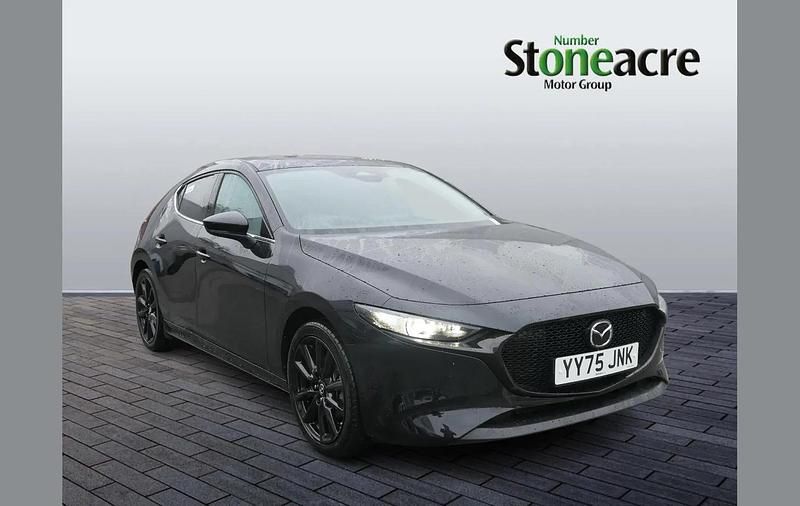 Black New 2025 Mazda 3 Exclusive-Line Hatchback | £25,250 (Fair price) - Image 1/4
