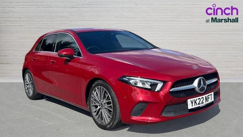 Red Used 2022 Mercedes A180 Executive Hatchback | £19,277 (Fair price) - Image 1/4
