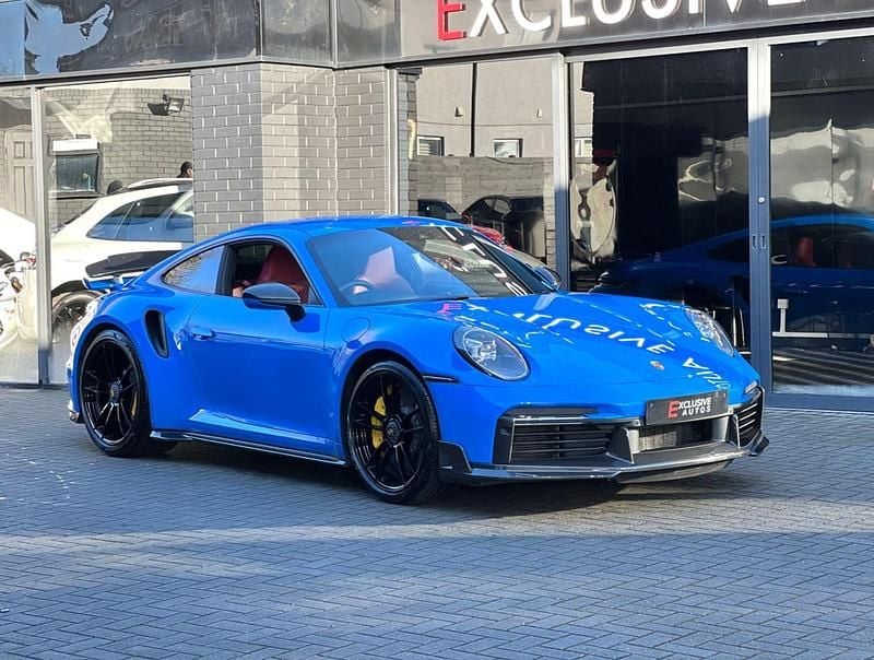 Used Porsche 911 Turbo S 2023 Blue Coupe