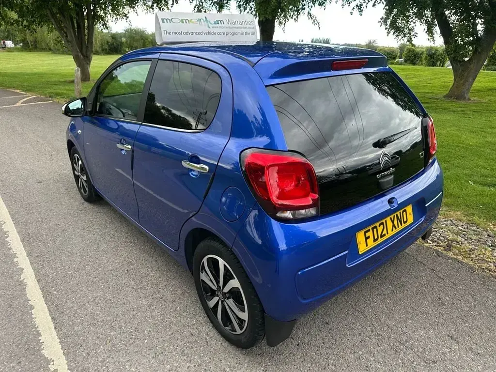 Używany Citroën C1 Shine 72 KM (52 kW) 2021 Niebieski Hatchback
