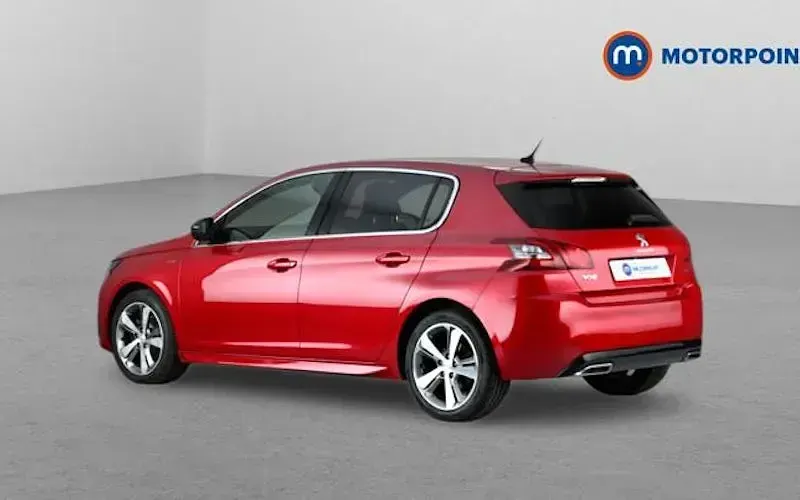 Usado Peugeot 308 GT-line 131 HP (96 kW) 2020 Vermelho Citadino