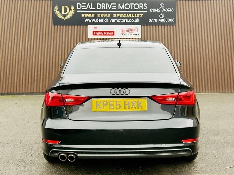 Used Audi A3 S-Line 150 HP (110 kW) 2015 Black Sedan