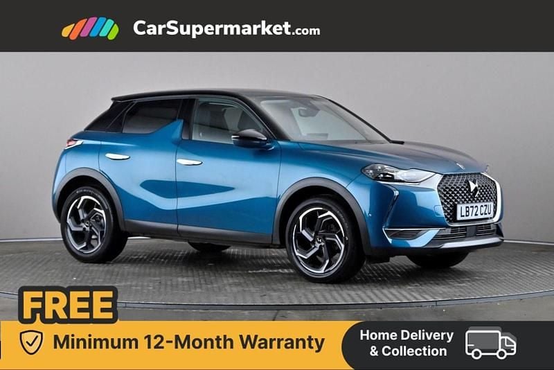 Blue Used 2022 DS Automobiles DS3 Rivoli Hatchback | £14,176 (Fair price) - Image 1/4