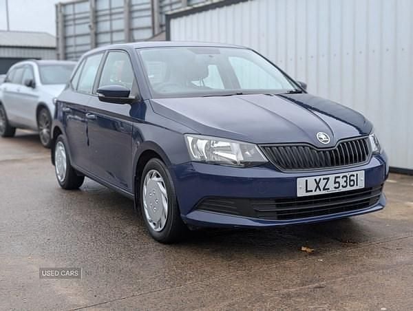 Used Skoda Fabia 60 HP (44 kW) 2018 Blue Hatchback