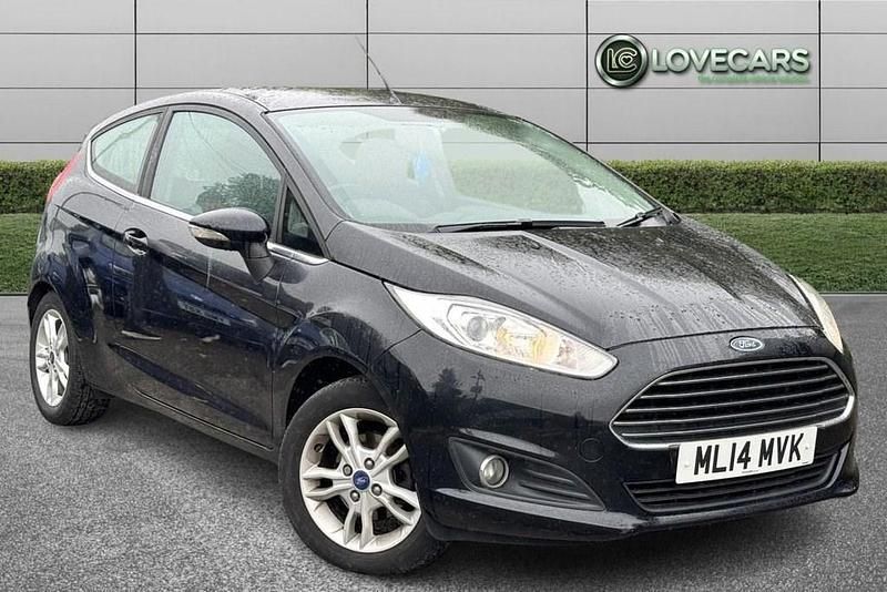 Black Used 2014 Ford Fiesta Zetec Hatchback | £3,490 (Fair price) - Image 1/4
