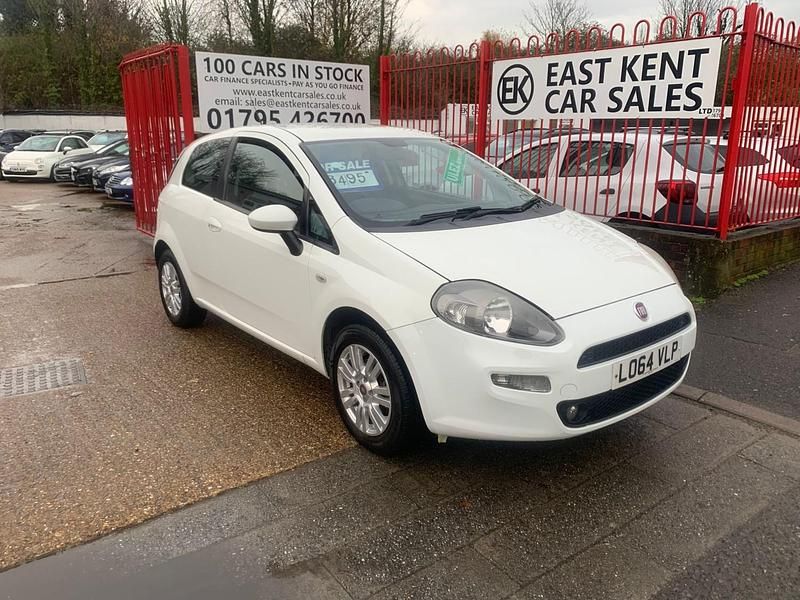 White Used 2014 Fiat Punto Easy Hatchback | £3,250 (Fair price) - Image 1/4