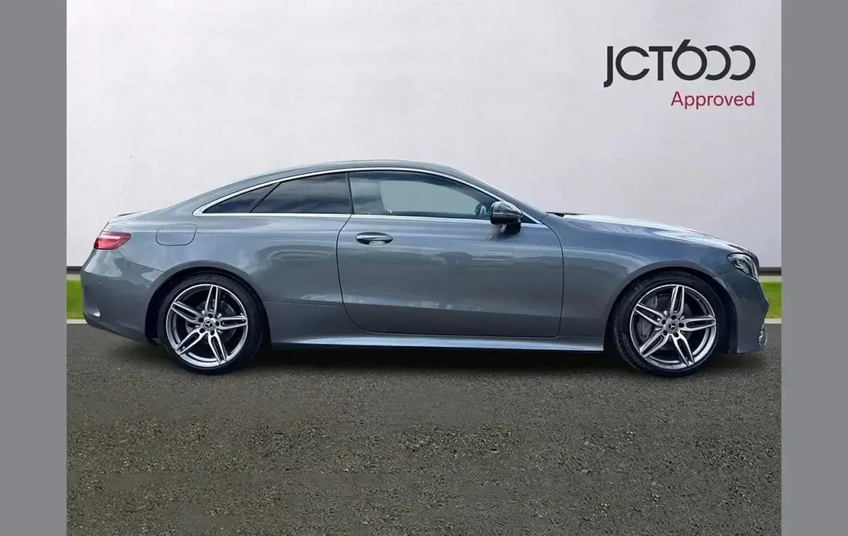 Used Mercedes E220 AMG line 191 HP (140 kW) 2019 Grey Coupe
