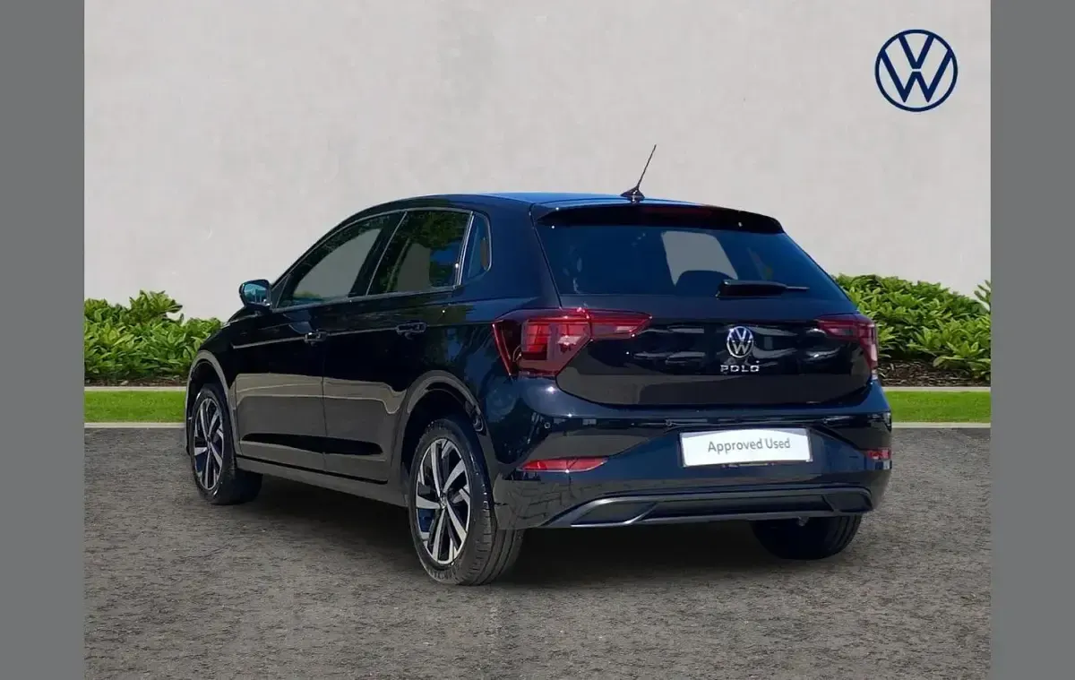 Used VW Polo Match 95 HP (69 kW) 2025 Black Hatchback