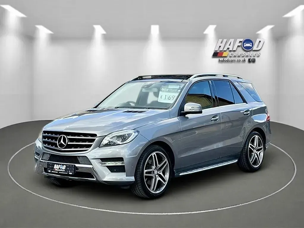 Used Mercedes ML350 AMG line 258 HP (189 kW) 2015 Silver SUV