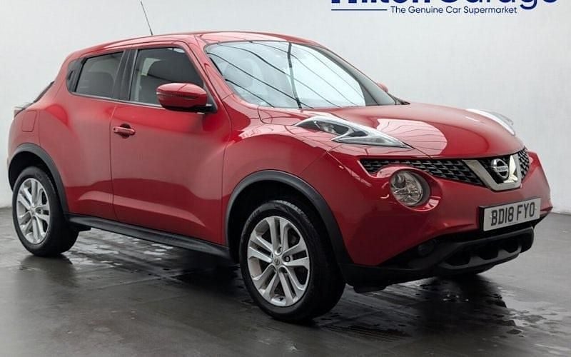 Used Nissan Juke Acenta 116 HP (85 kW) 2018 Red SUV