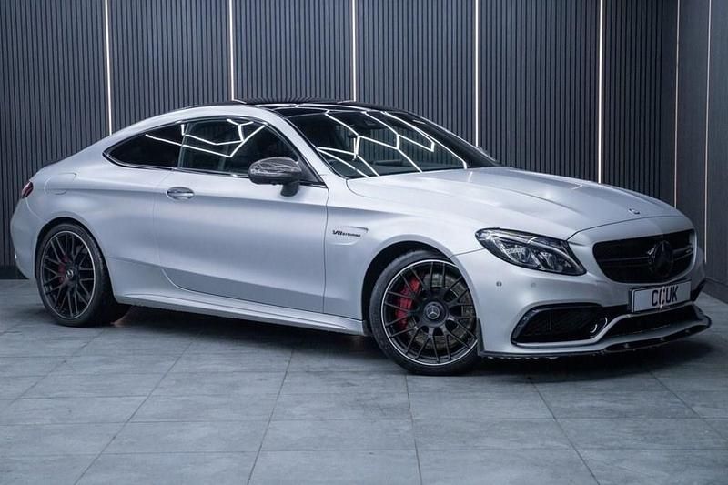 Silver Used 2016 Mercedes C63 AMG Premium Coupe | £36,991 (A bit pricey) - Image 1/4