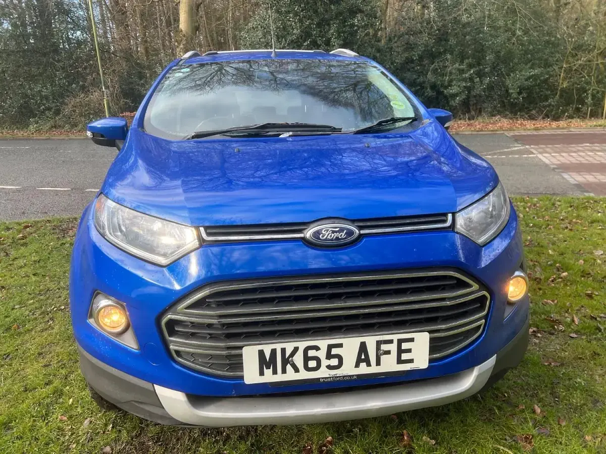 Used Ford Ecosport Titanium 125 HP (91 kW) 2015 Blue SUV