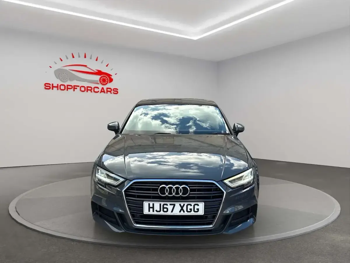 Used Audi A3 S-Line 150 HP (110 kW) 2017 Grey Sedan