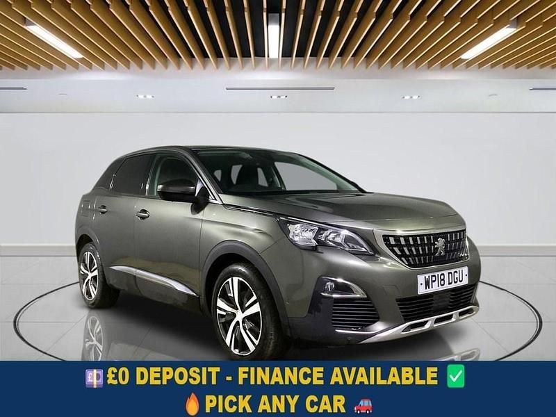 Grey Used 2018 Peugeot 3008 Allure Hatchback | £9,799 (Fair price) - Image 1/4