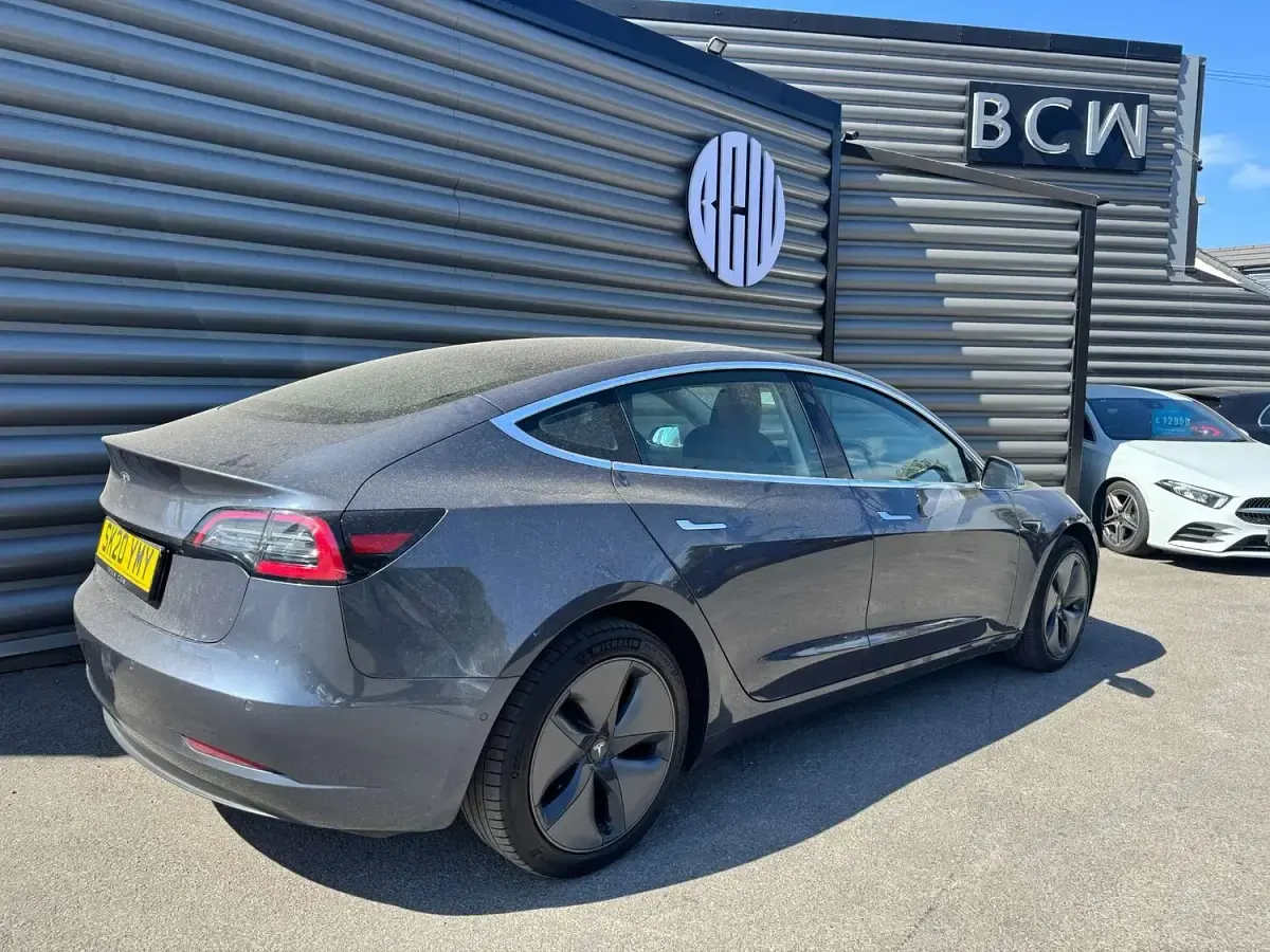 Used Tesla Model 3 Standard Range Plus 366 kW (498 HP) 2020 Grey Sedan