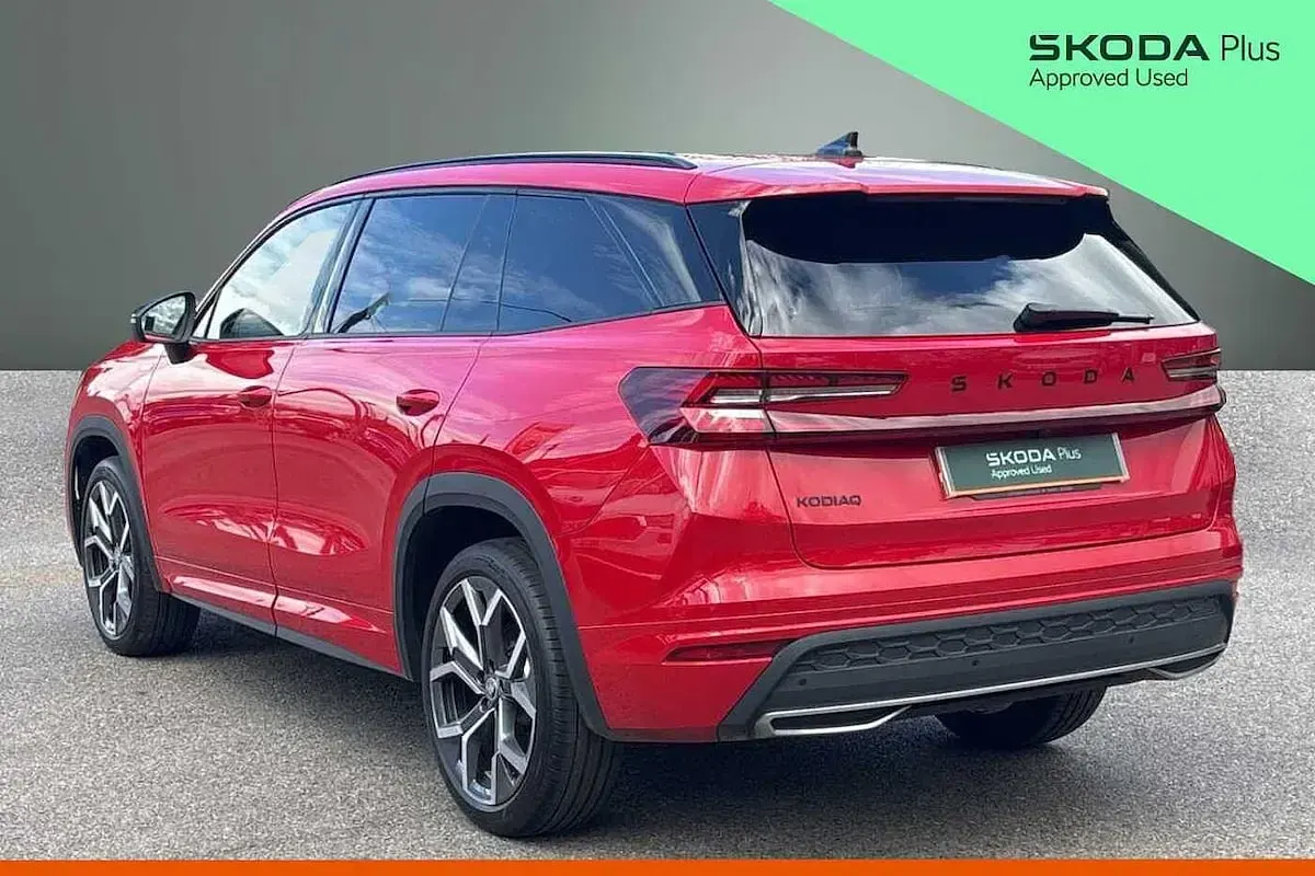 Used Skoda Kodiaq SportLine 110 HP (80 kW) 2026 Velvet red metallic SUV