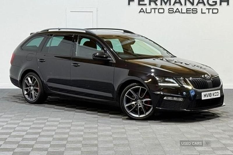 Used Skoda Octavia vRS 184 HP (135 kW) 2018 Black Estate