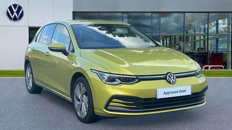 Yellow Used 2021 VW Golf VIII Style Hatchback | £19,603 (Fair price) - Image 1/4