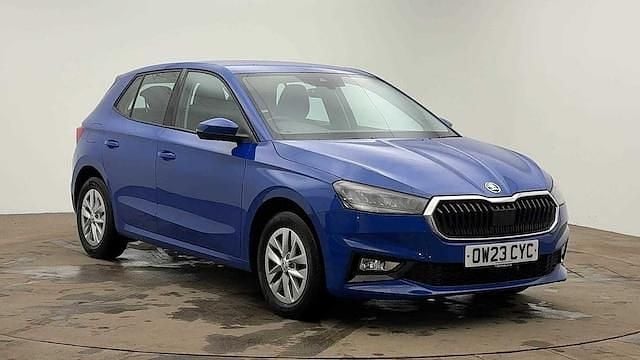 Energy blue Used 2023 Skoda Fabia Comfort Hatchback | £15,125 (Fair price) - Image 1/4