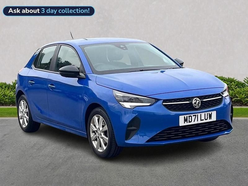 Blue Used 2022 Vauxhall Corsa Edition Hatchback | £11,695 (Good price) - Image 1/4