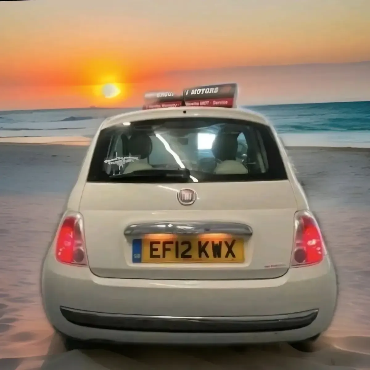Used Fiat 500 Lounge 69 HP (50 kW) 2012 White Hatchback
