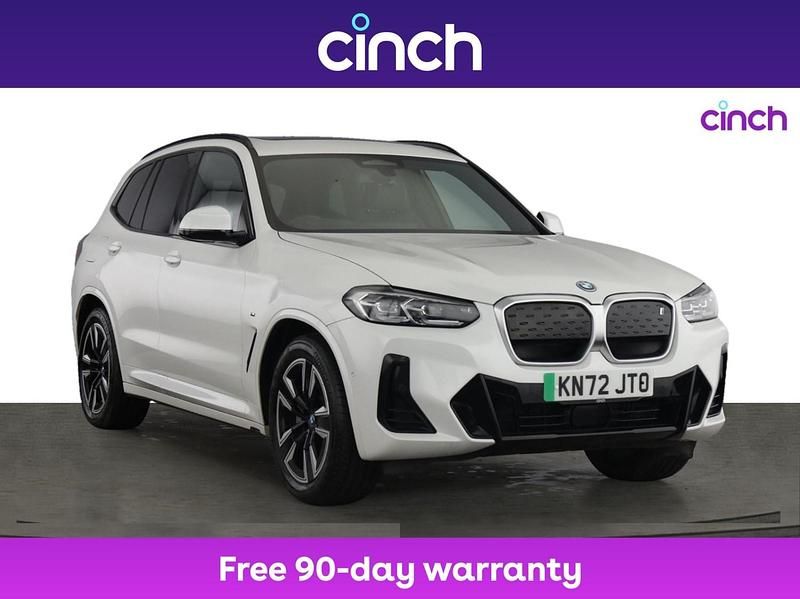 White Used 2022 BMW iX3 M Sport SUV | £24,999 (Good price) - Image 1/3