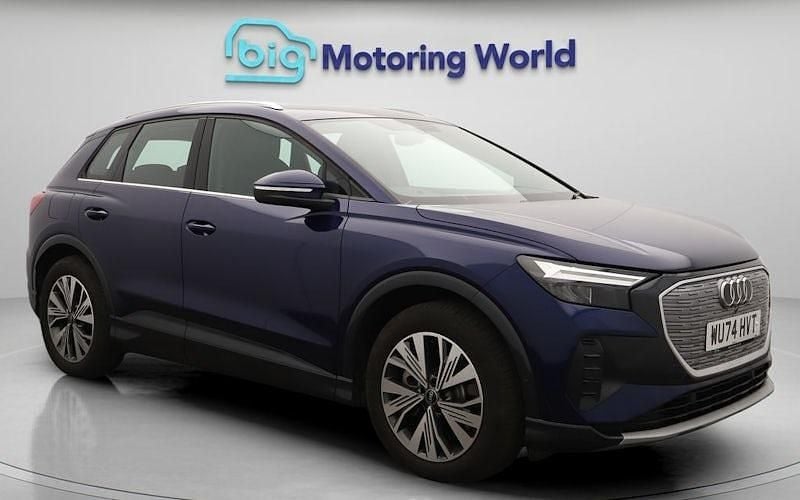 Blue Used 2024 Audi Q4 e-tron Sport SUV | £28,300 (Good price) - Image 1/4