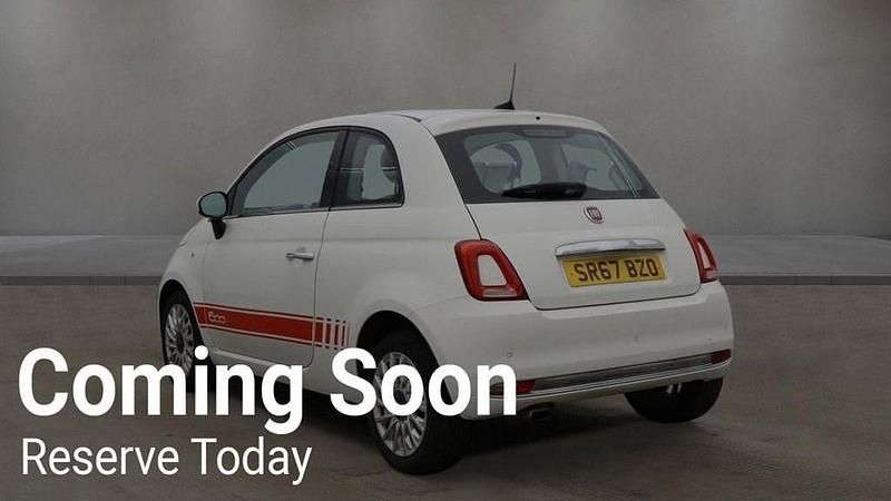 Used Fiat 500 Lounge 69 HP (50 kW) 2017 White Hatchback