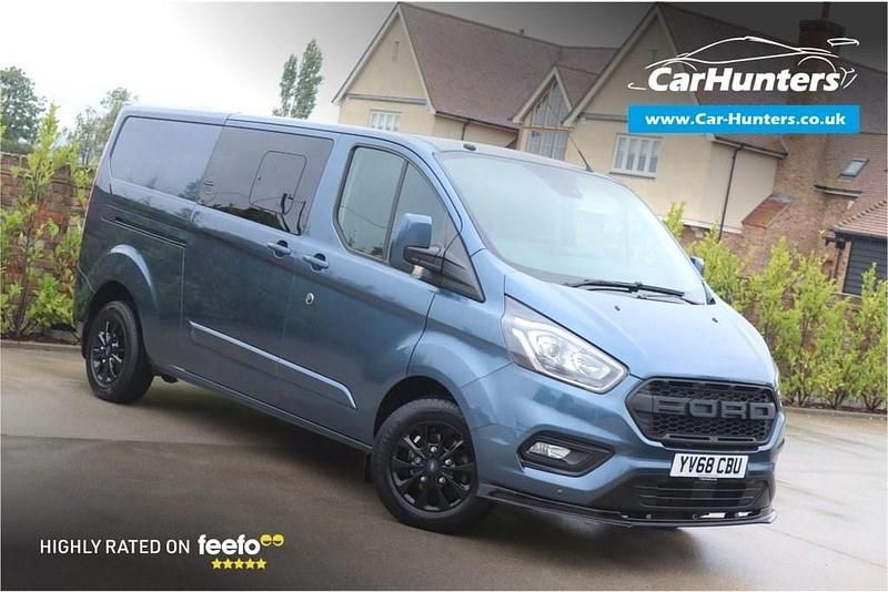 Blue Used 2018 Ford Transit Custom Limited Van | £19,995 (Expensive) - Image 1/4