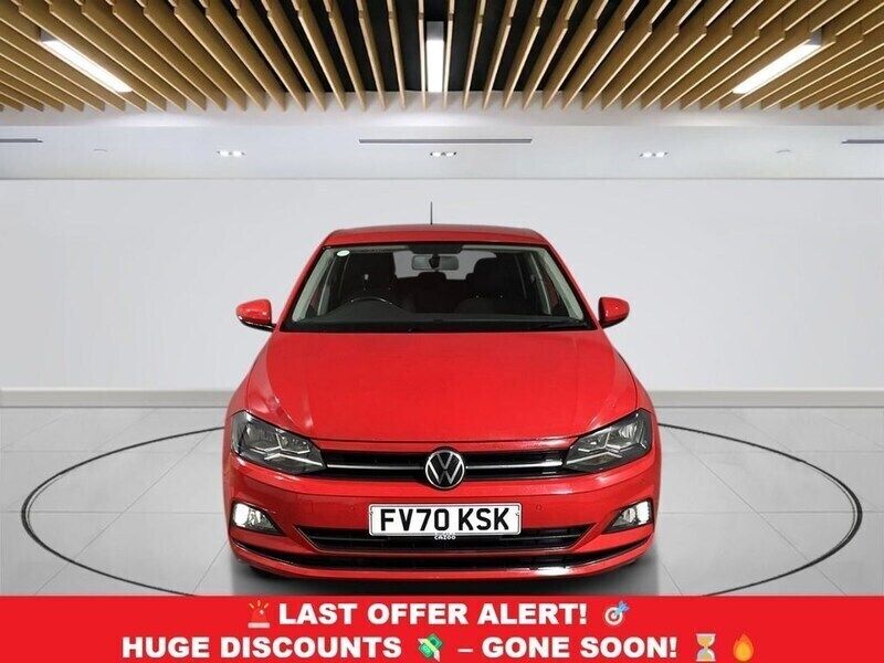 Red Used 2020 VW Polo Match Hatchback | £12,099 (Good price) - Image 1/3