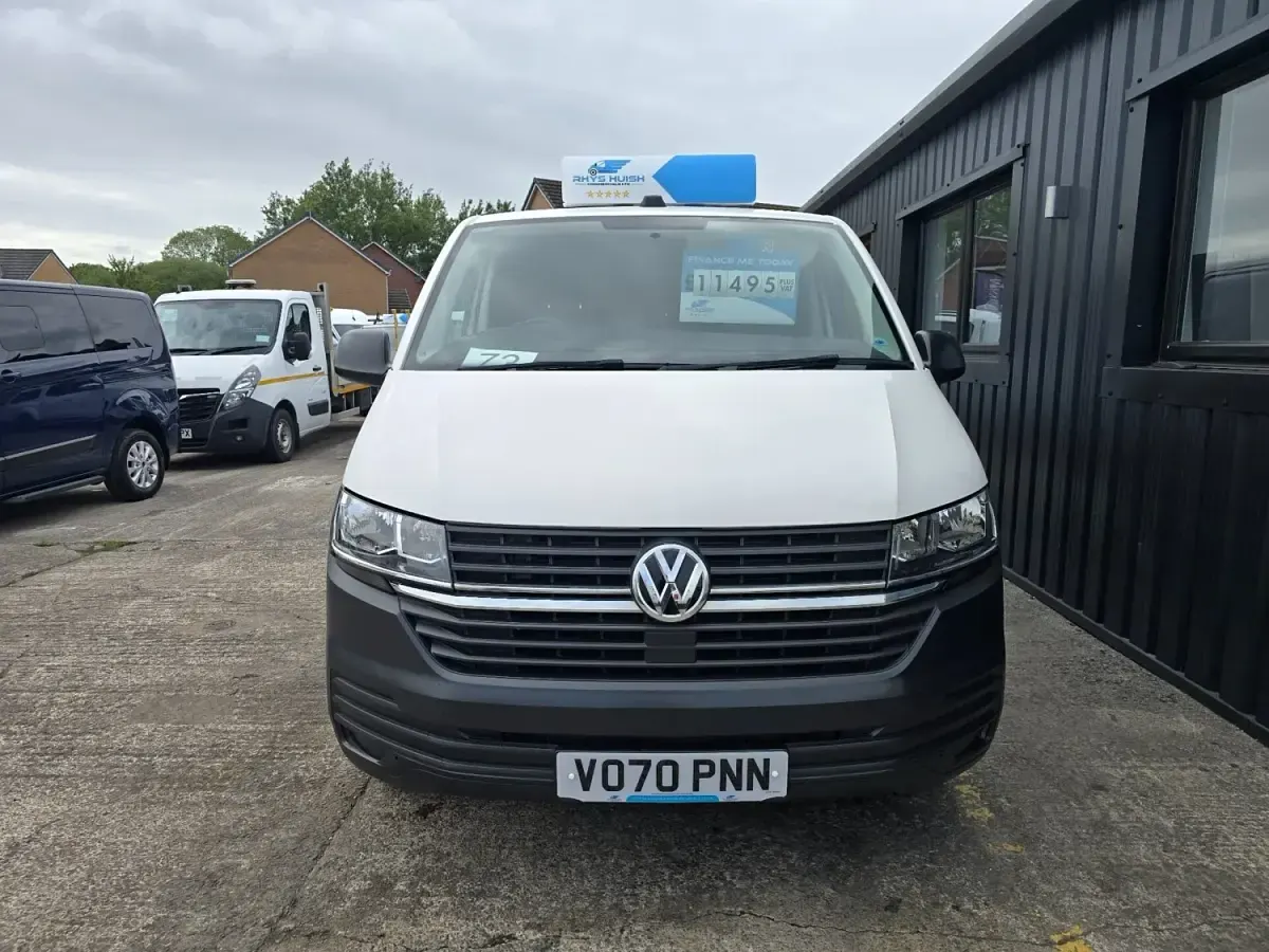 Begagnad VW Transporter Startline 2020 Vit Van