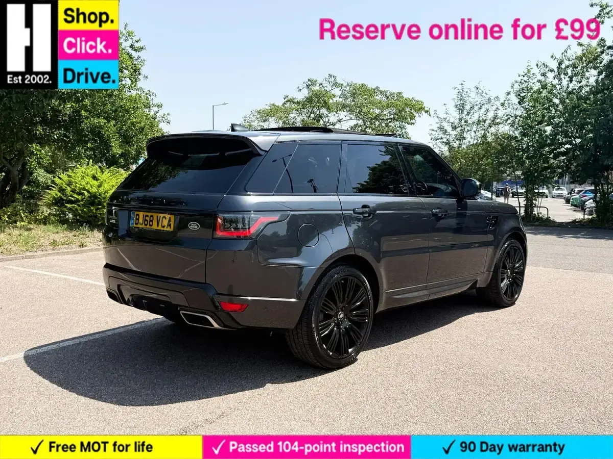 Used Land Rover Range Rover Sport Autobiography Dynamic 306 HP (225 kW) 2018 Grey SUV