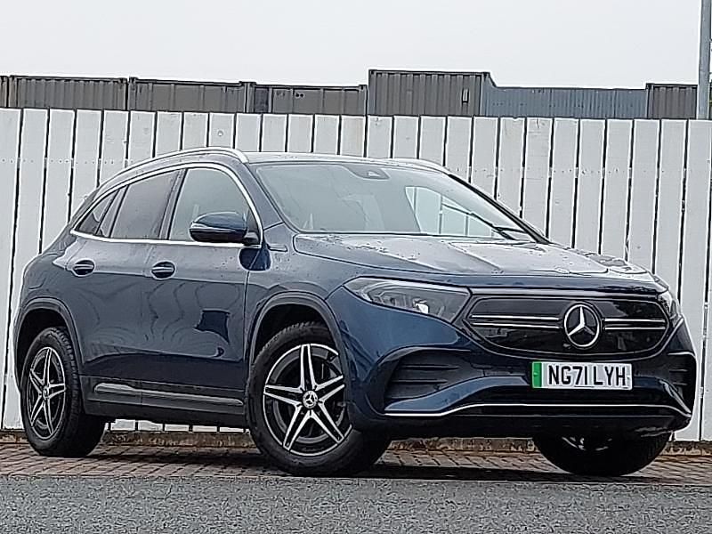 Blue Used 2021 Mercedes EQA250 AMG line SUV | £20,998 (Fair price) - Image 1/4