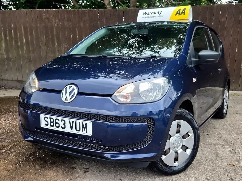 Used VW up! take up! 60 HP (44 kW) 2014 Blue Hatchback