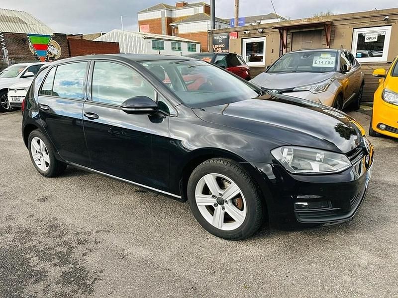Used VW Golf VII Match 105 HP (77 kW) 2014 Black Hatchback