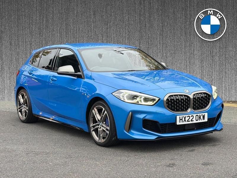 Blue Used 2022 BMW M135 M Sport Hatchback | £27,249 (Fair price) - Image 1/4