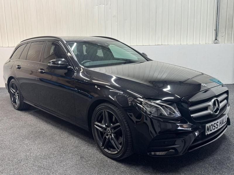 Black Used 2017 Mercedes E220 AMG line Estate | £10,490 (Fair price) - Image 1/4