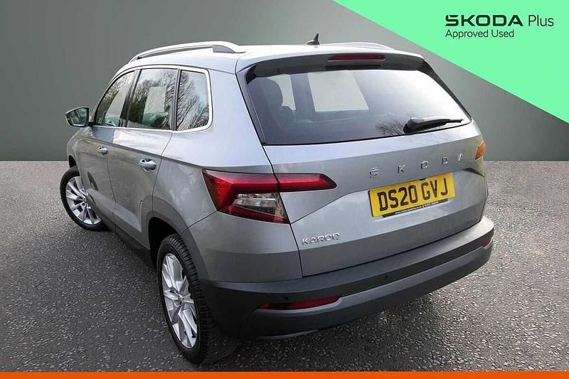 Used Skoda Karoq SE L 110 HP (80 kW) 2020 Business grey metallic SUV