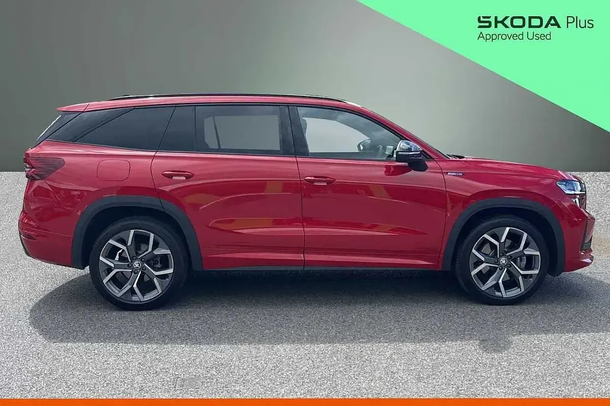 Used Skoda Kodiaq SportLine 110 HP (80 kW) 2026 Velvet red metallic SUV