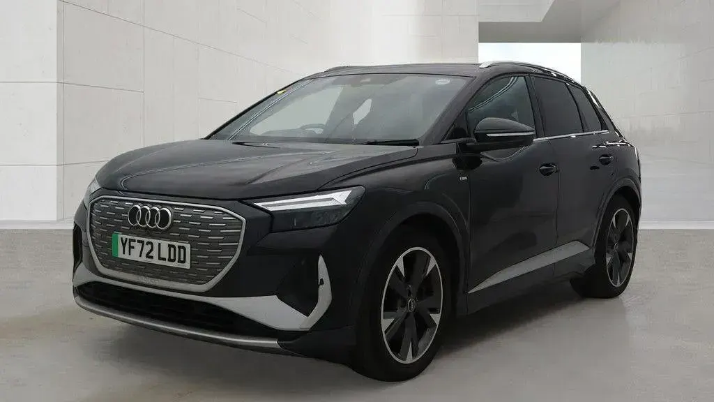 Used Audi Q4 e-tron S-Line 150 kW (204 HP) 2022 Black SUV