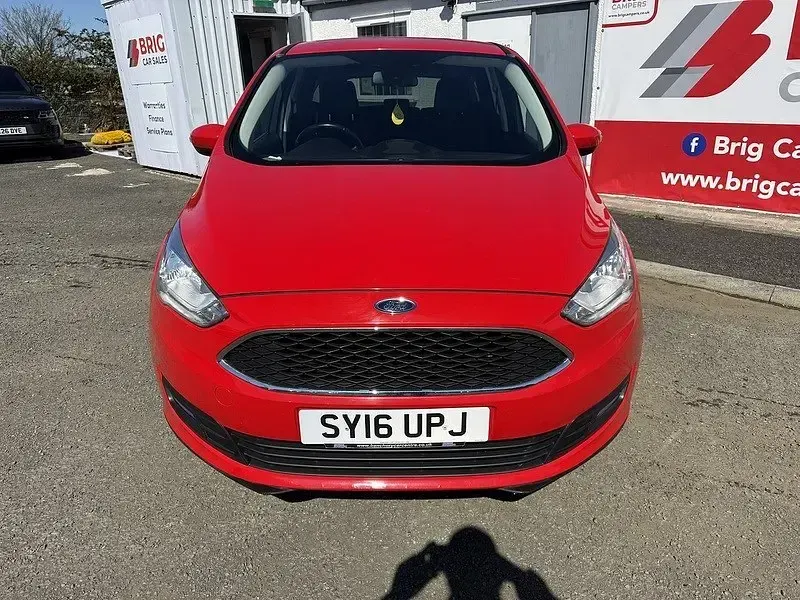 Second-hand Ford C-MAX Zetec 125 CP (91 kW) 2016 Roșu Monovolum