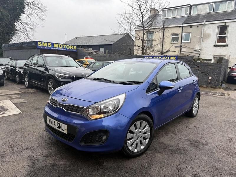 Used Kia Rio 2014 Blue Hatchback