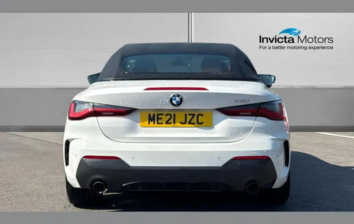 Used BMW 420 M Sport 184 HP (135 kW) 2021 White Cabriolet