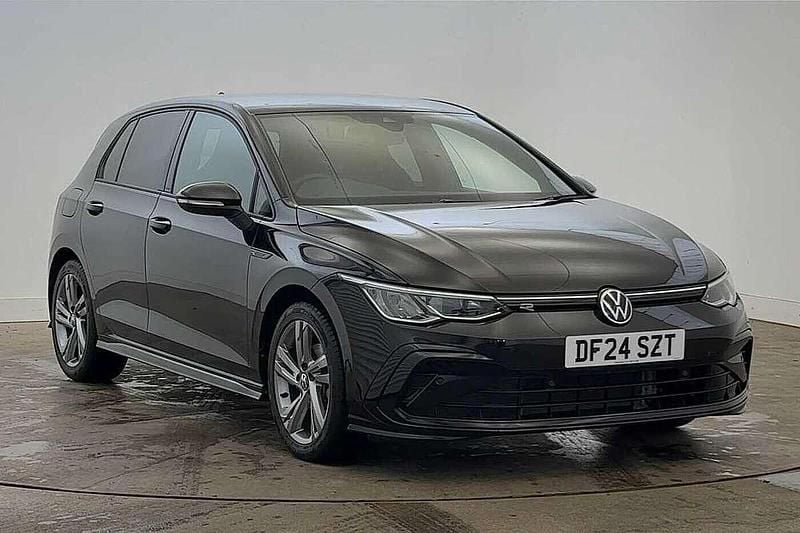 Black Used 2024 VW Golf VIII R-line Hatchback | £22,990 (Fair price) - Image 1/4
