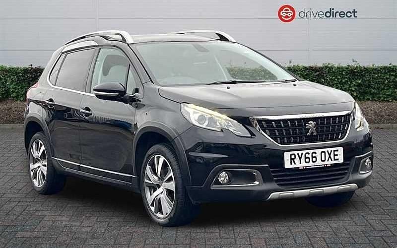Black Used 2016 Peugeot 2008 Allure SUV | £7,958 (Fair price) - Image 1/4